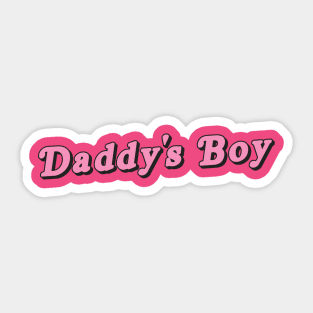 Daddy's Boy Sticker